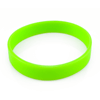 Silikonový náramek bez potisku - Neon zelený